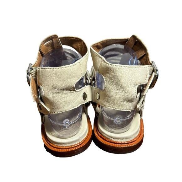 Women’s Frye gladiator sandals size 6.5 M Cream - Picture 4 of 5